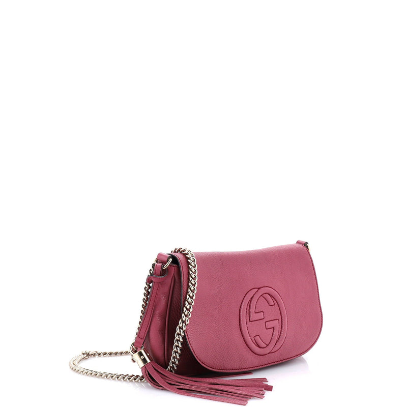 Soho Chain Crossbody Bag Leather Medium