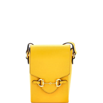 Gucci Horsebit Crossbody Bag Leather
