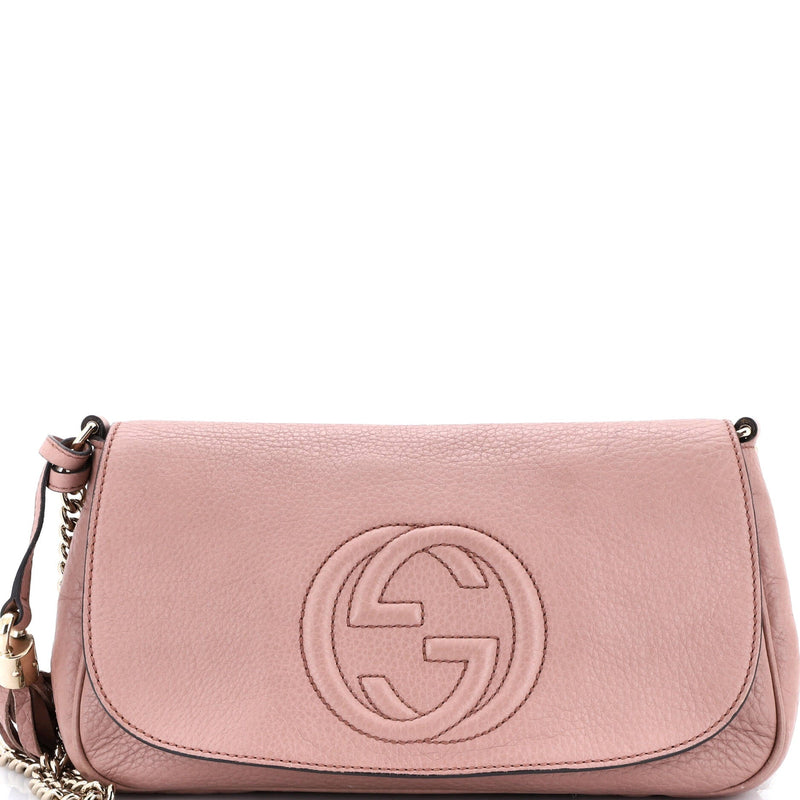 Soho Chain Crossbody Bag Leather Medium