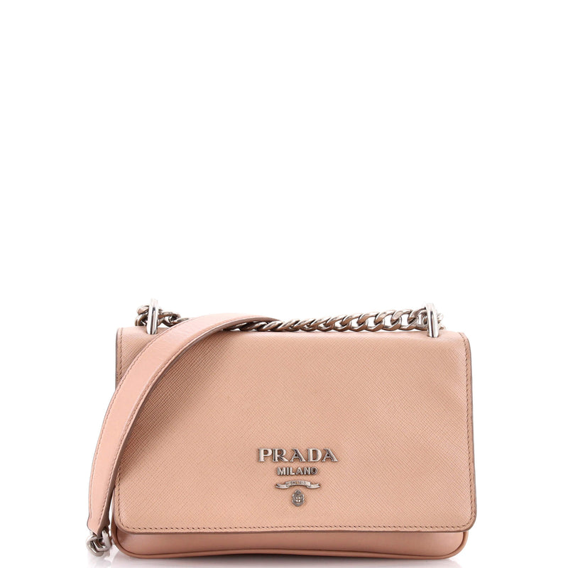 Chain Flap Crossbody Bag Saffiano And