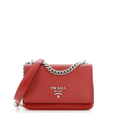 Chain Flap Crossbody Bag Saffiano And