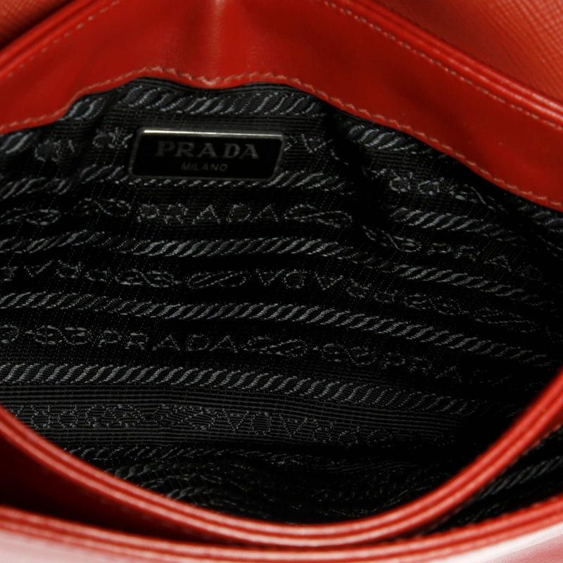 Chain Flap Crossbody Bag Saffiano And