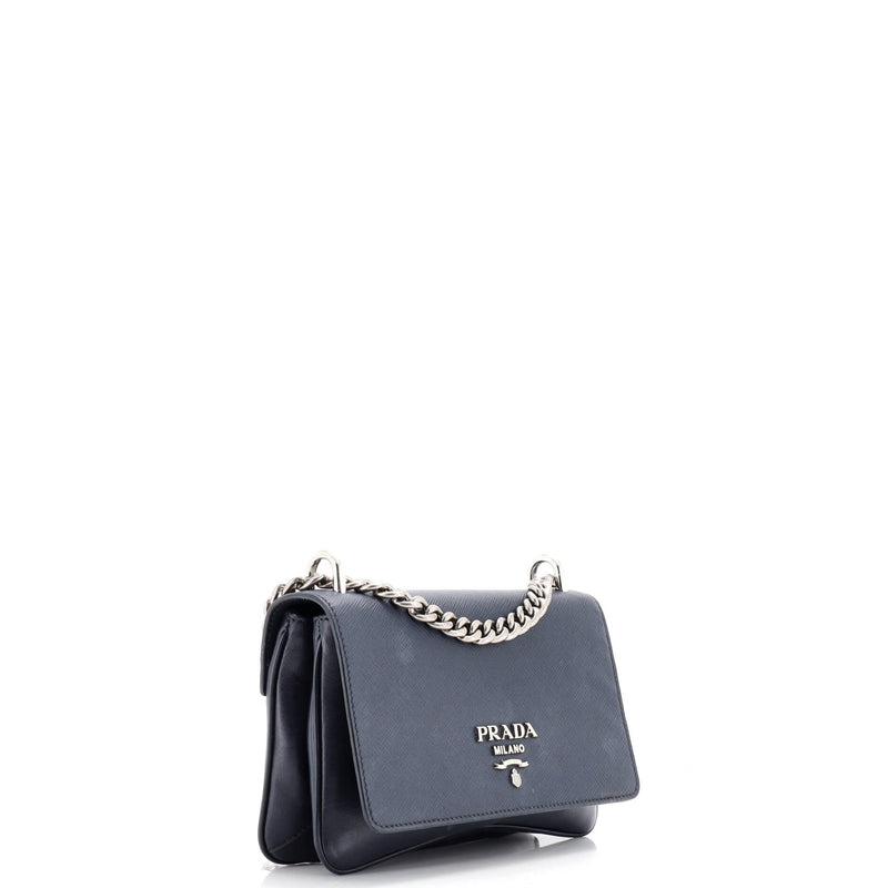 Chain Flap Crossbody Bag Saffiano And
