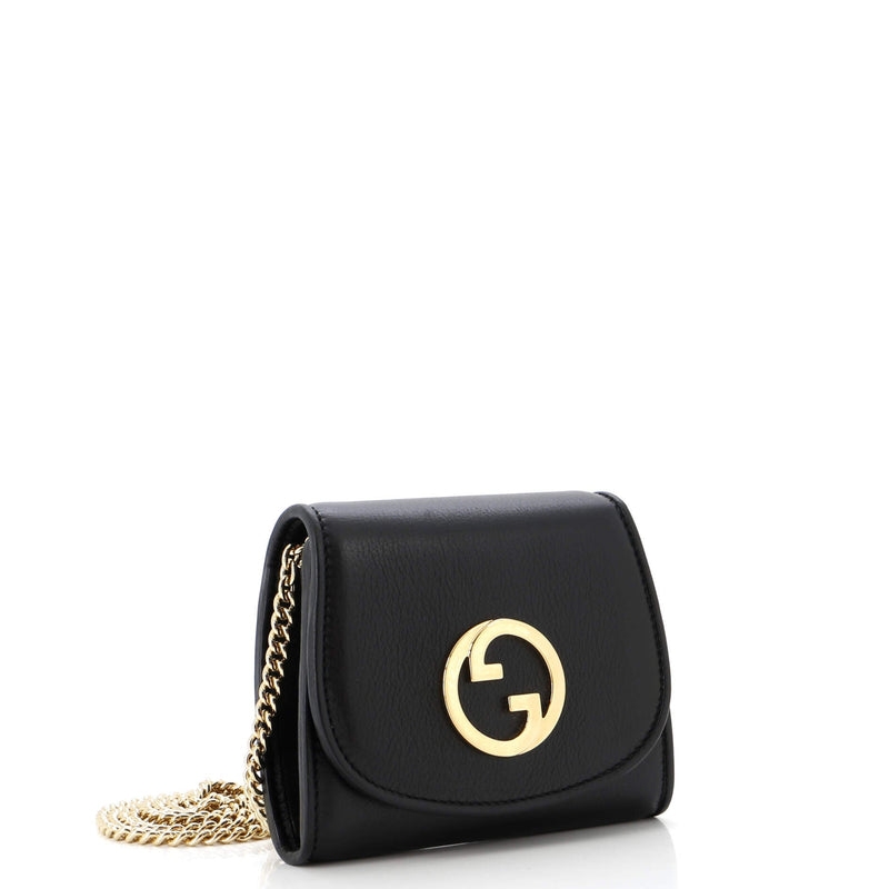 Blondie Nm Wallet On Chain Leather