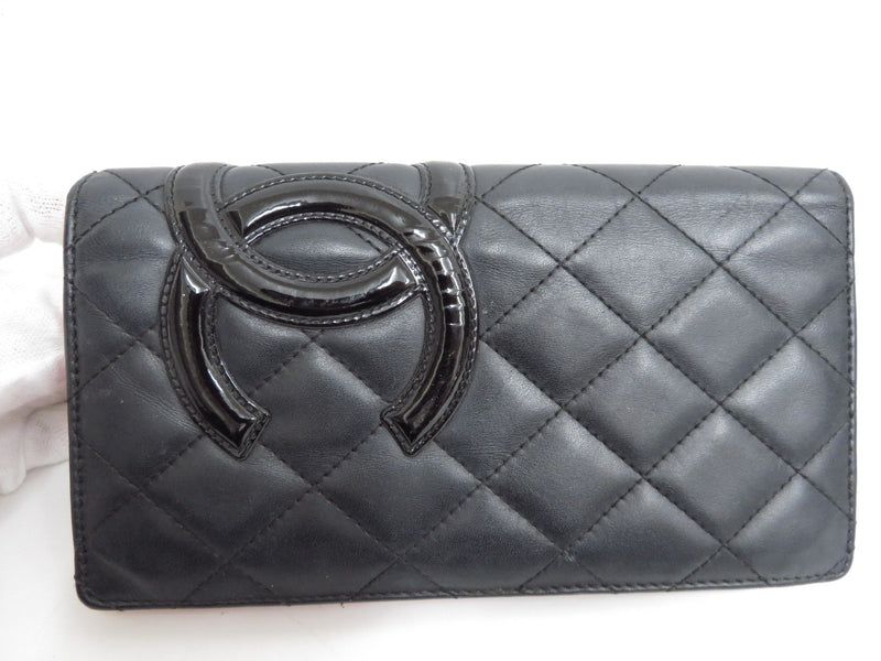 Chanel Cambon Lambskin Bifold Long