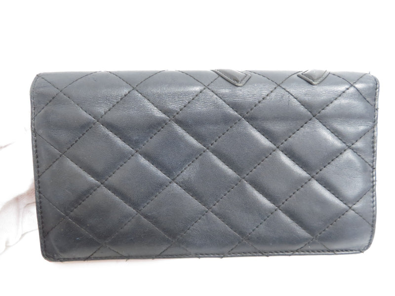 Chanel Cambon Lambskin Bifold Long