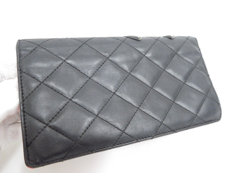 Chanel Cambon Lambskin Bifold Long