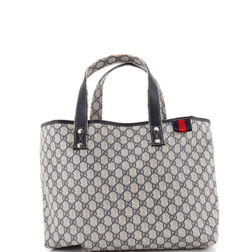 Web Loop Tote Gg Coated Canvas Medium