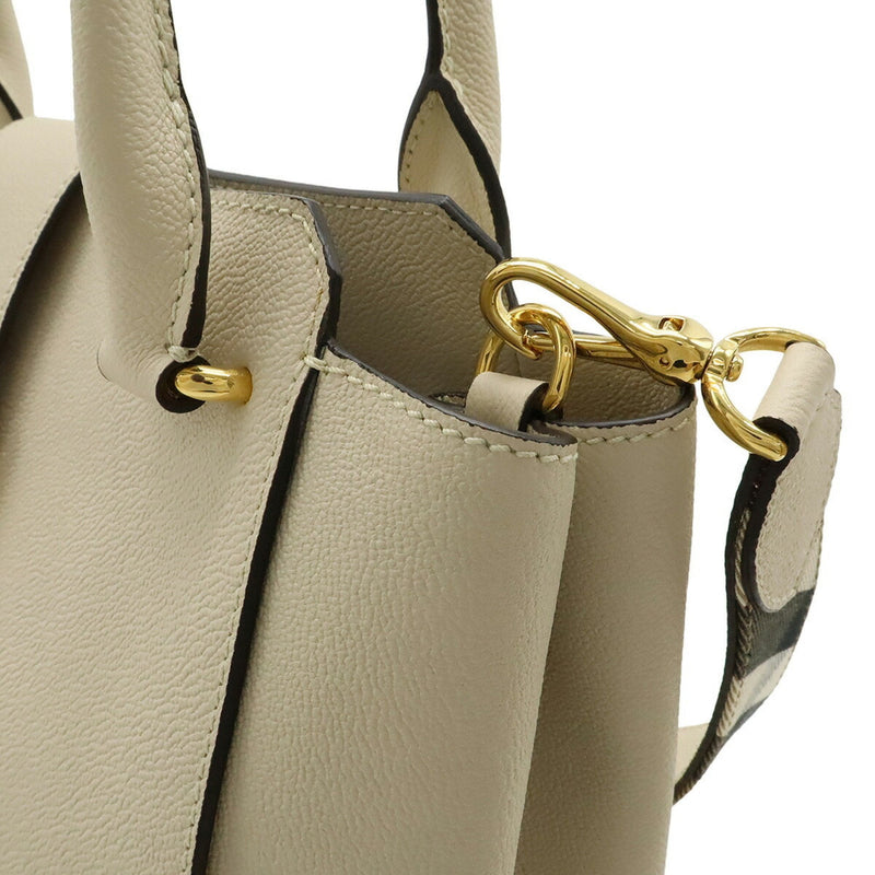 Buckle Tote Leather Medium