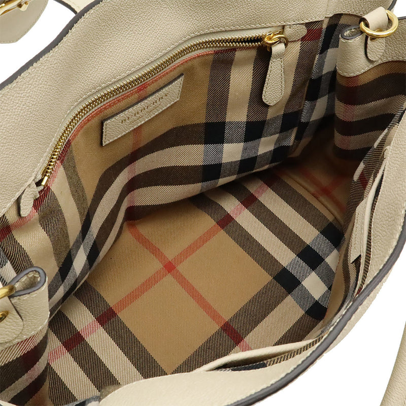 Buckle Tote Leather Medium