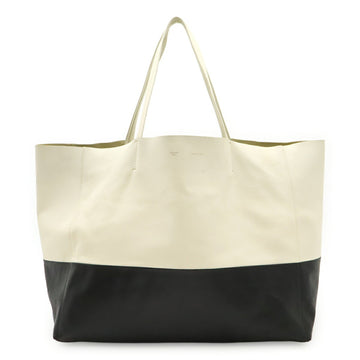 Horizontal Bi-Cabas Tote Leather Large