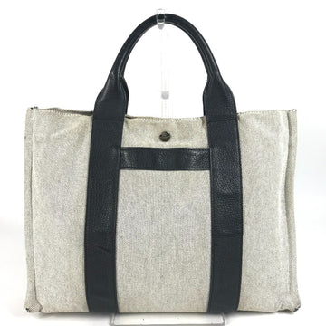 Sac Harnais Tote Toile And Leather Mm
