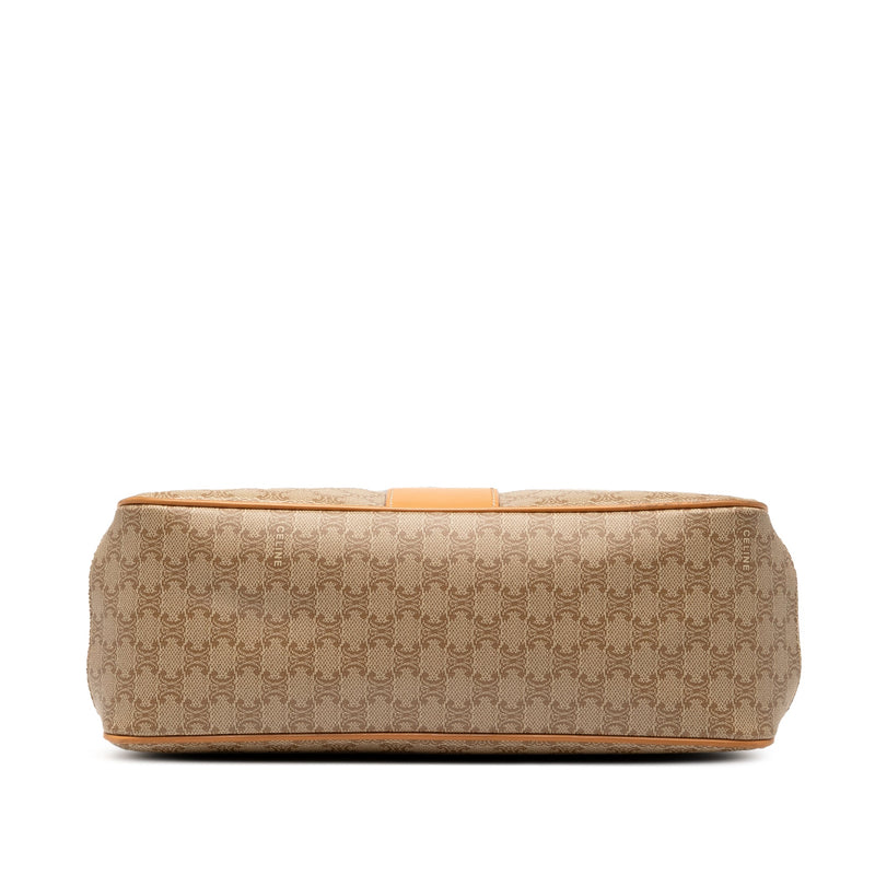 Vintage Saddle Flap Shoulder Bag Macadam