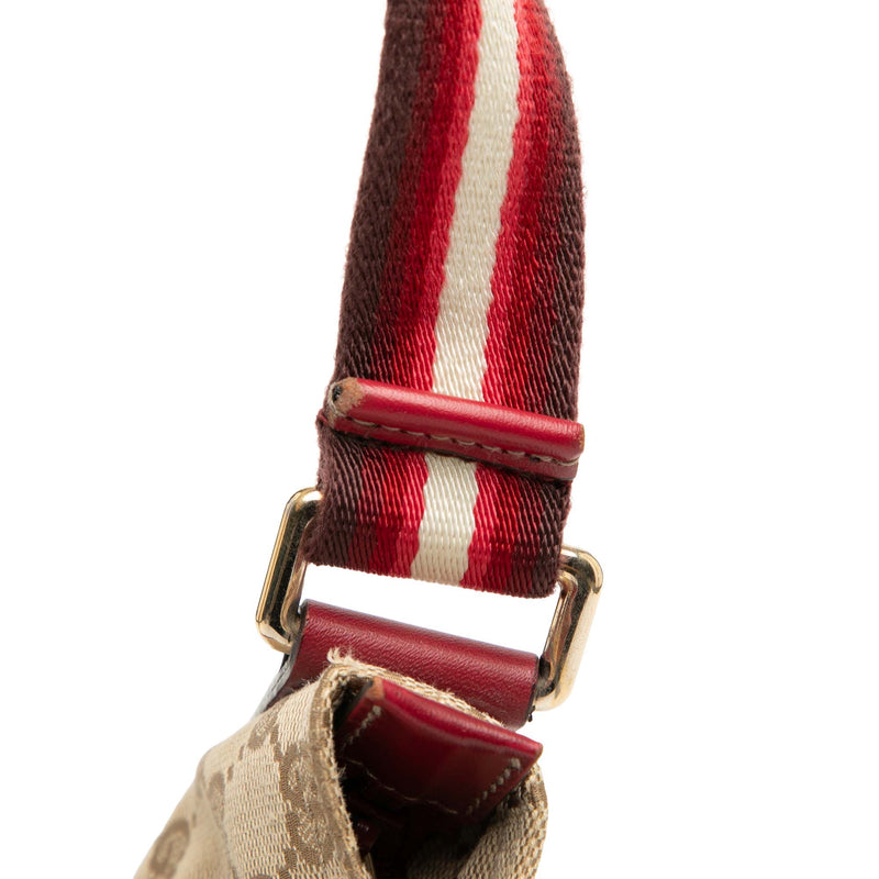 Web Strap Messenger Bag Gg Canvas Small