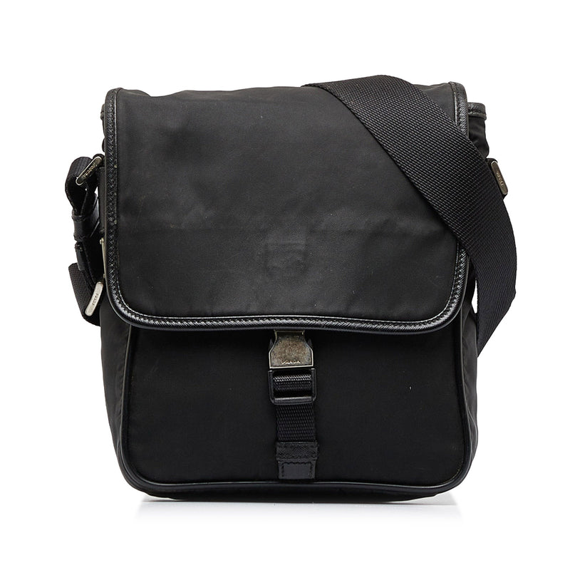Buckle Messenger Bag Tessuto Small