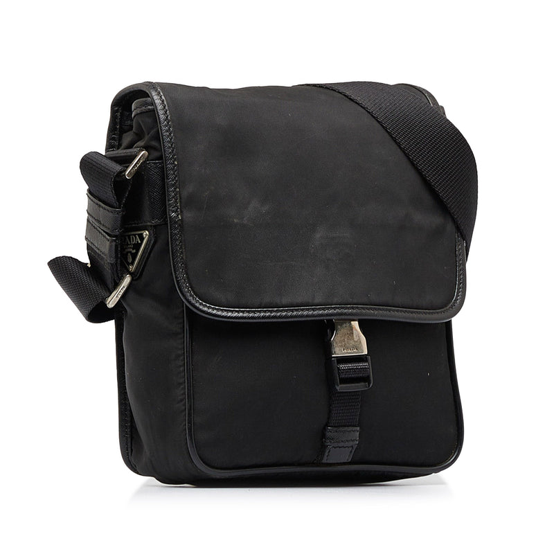 Buckle Messenger Bag Tessuto Small