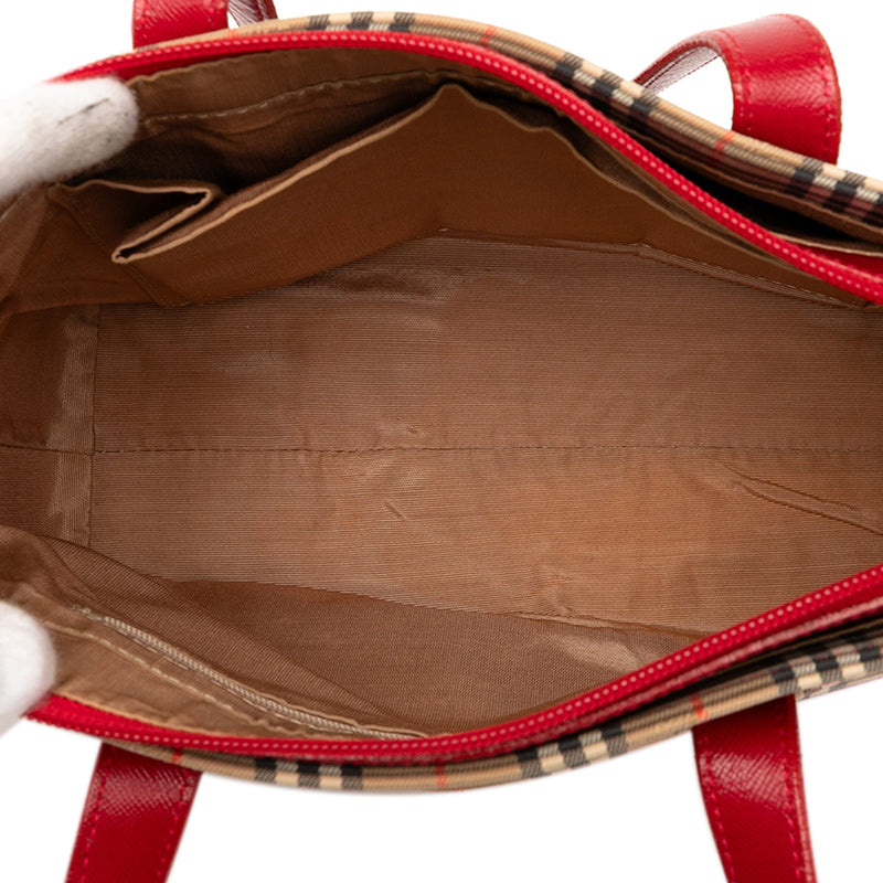 Reversible Tote Haymarket Coated Canvas