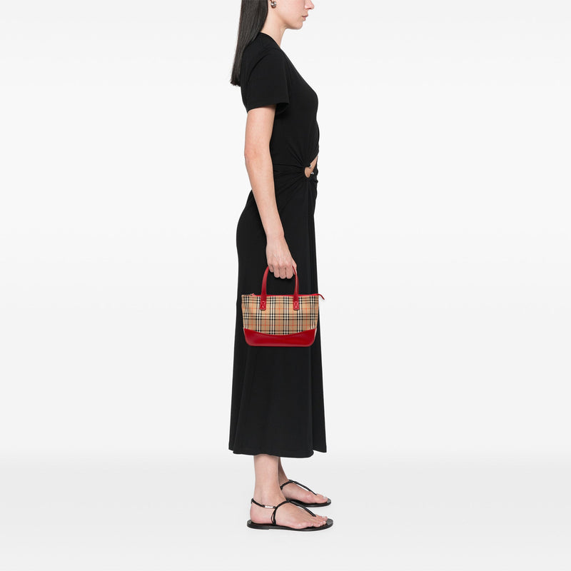 Reversible Tote Haymarket Coated Canvas