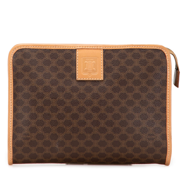 Vintage Saddle Flap Shoulder Bag Macadam