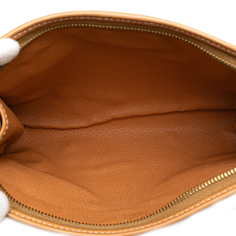 Vintage Saddle Flap Shoulder Bag Macadam