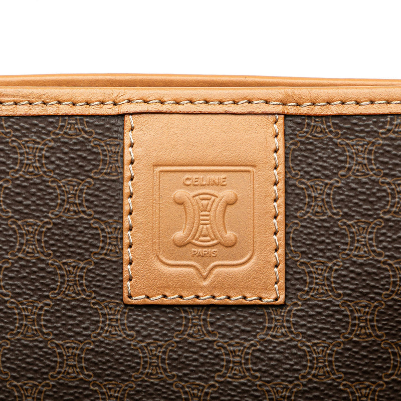 Vintage Saddle Flap Shoulder Bag Macadam