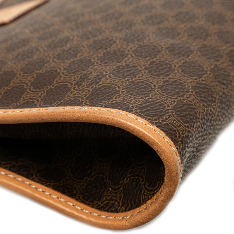 Vintage Saddle Flap Shoulder Bag Macadam