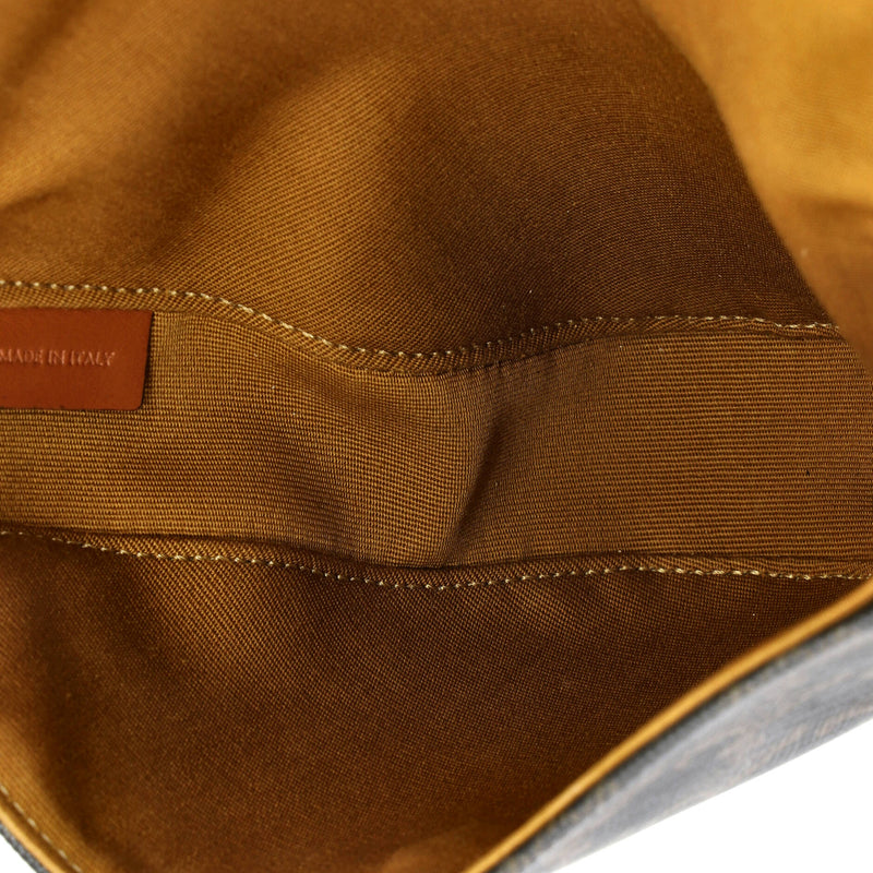 Triangle Crossbody Bag Triomphe Coated