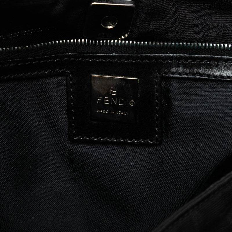 Vintage Pocket Shoulder Bag Zucca Canvas