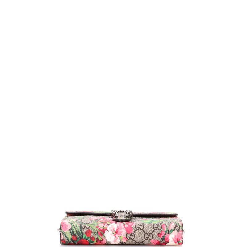 Dionysus Chain Wallet Blooms Print Gg
