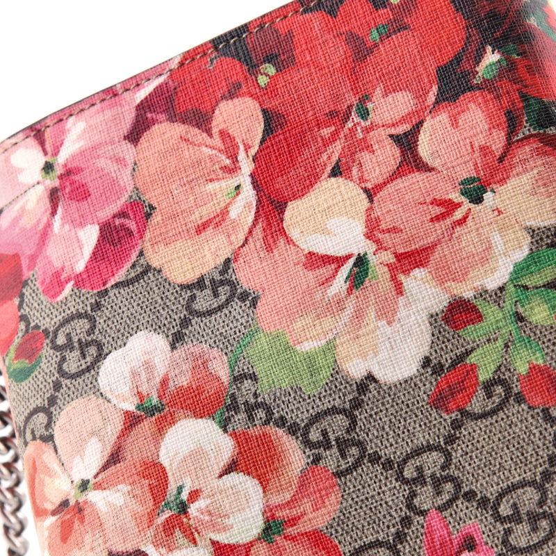 Dionysus Chain Wallet Blooms Print Gg