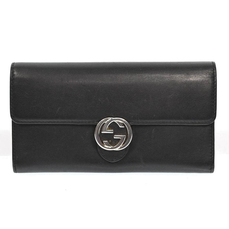 Gucci Gg Interlocking Leather Long