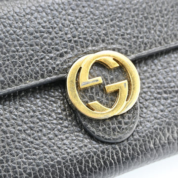 Gucci Gg Interlocking Leather Long