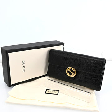 Gucci Gg Interlocking Leather Long