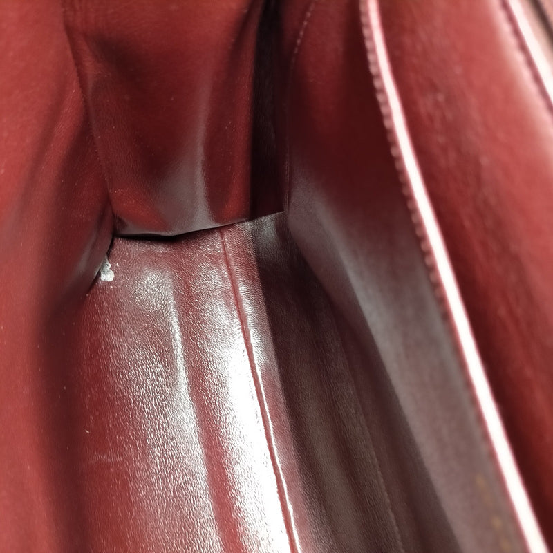 No Tariff Chanel Hand Bag Black Leather