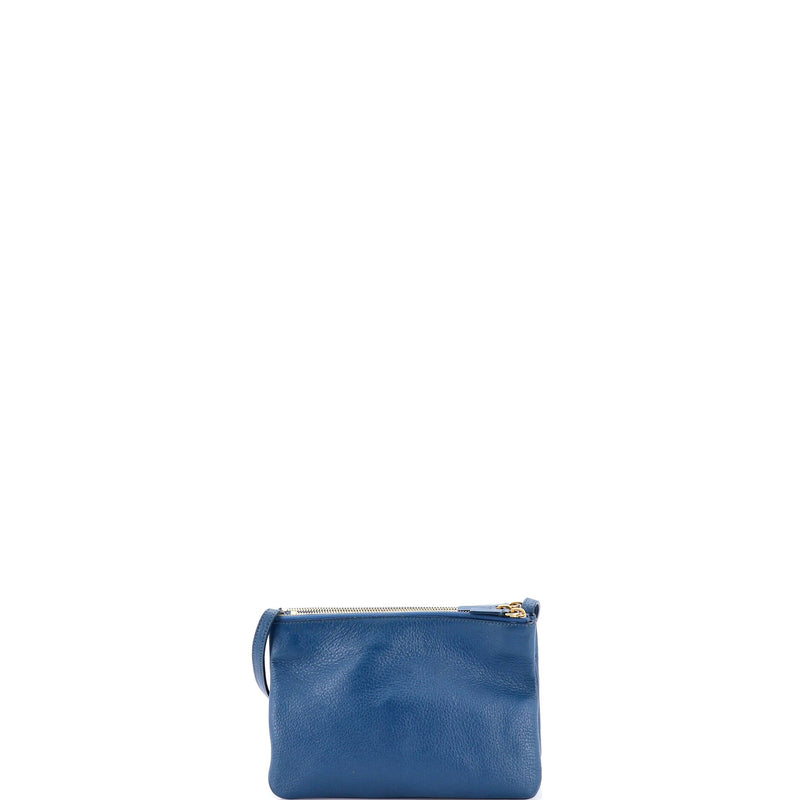 Trio Crossbody Bag Leather Small