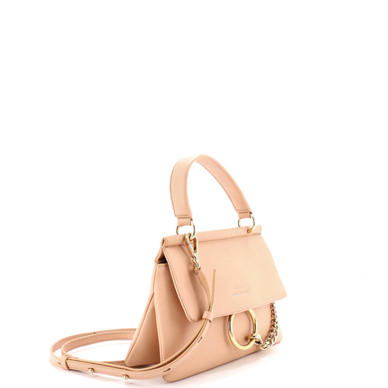Faye Top Handle Bag Leather Small