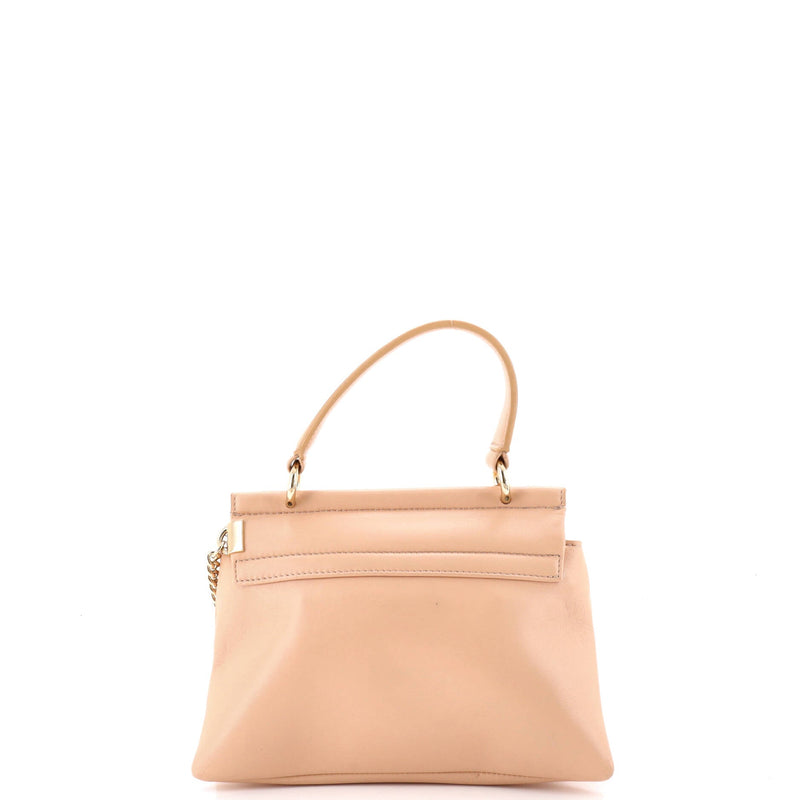 Faye Top Handle Bag Leather Small