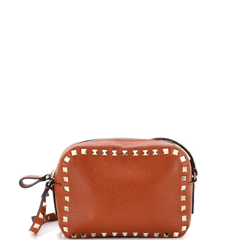 Rockstud Camera Crossbody Bag Leather
