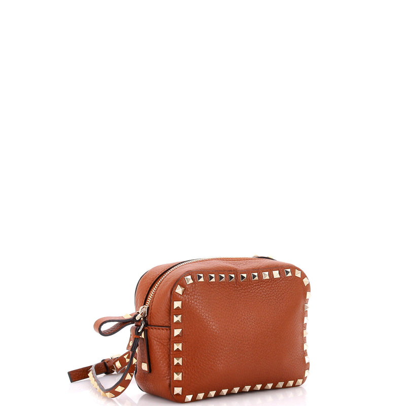Rockstud Camera Crossbody Bag Leather