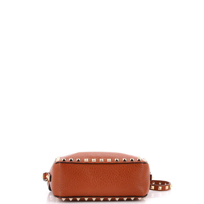 Rockstud Camera Crossbody Bag Leather