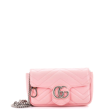 Gg Marmont Flap Bag Matelasse Leather