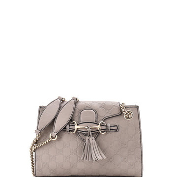 Emily Chain Flap Shoulder Bag Guccissima
