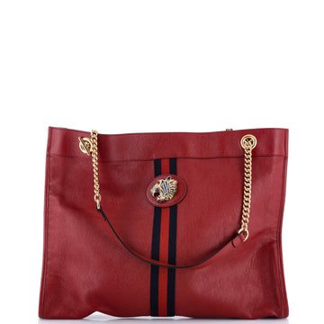 Rajah Chain Tote Leather Large