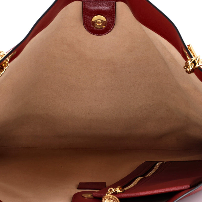 Rajah Chain Tote Leather Large