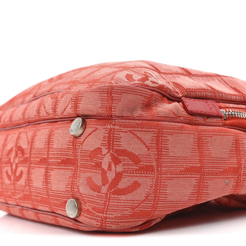 Nylon Small Travel Tote Red