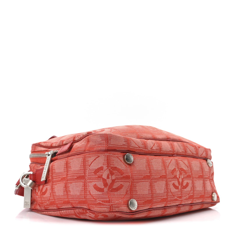 Nylon Small Travel Tote Red