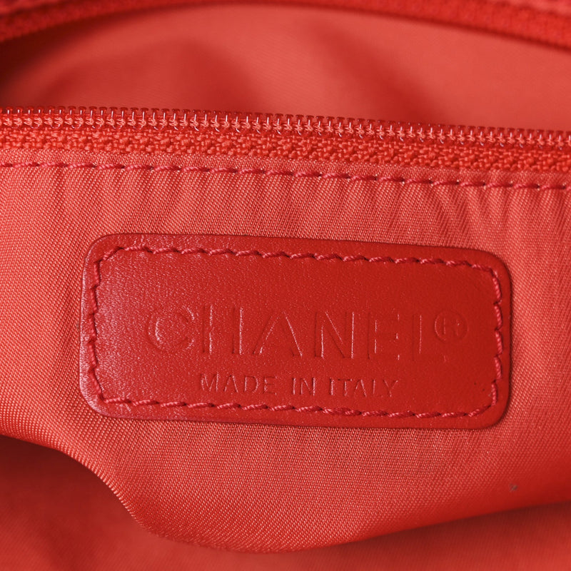 Nylon Small Travel Tote Red