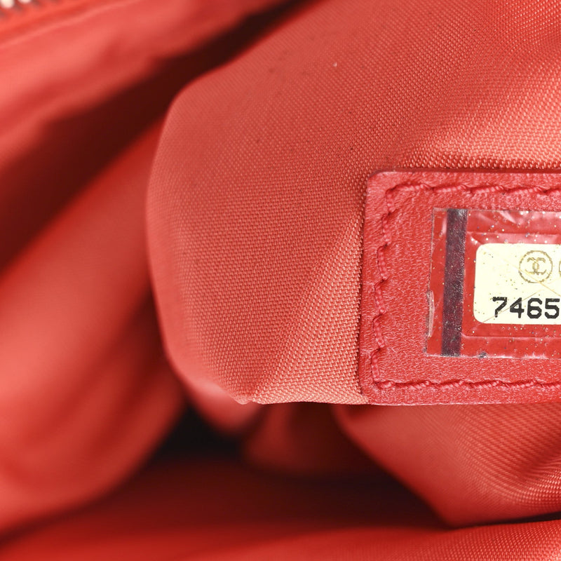 Nylon Small Travel Tote Red