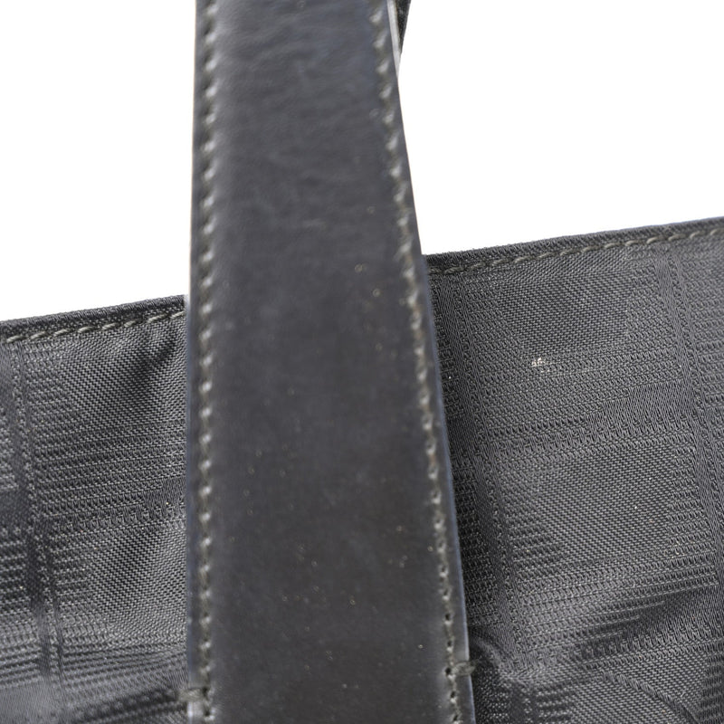 Nylon Large Travel Tote Black