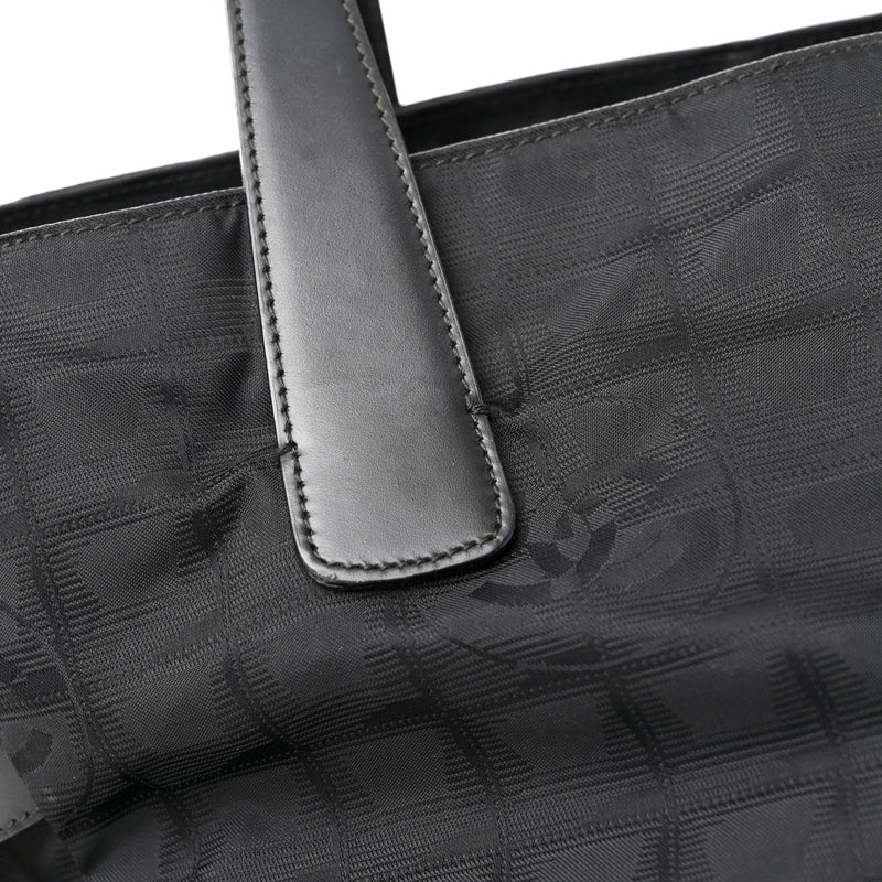 Nylon Large Travel Tote Black